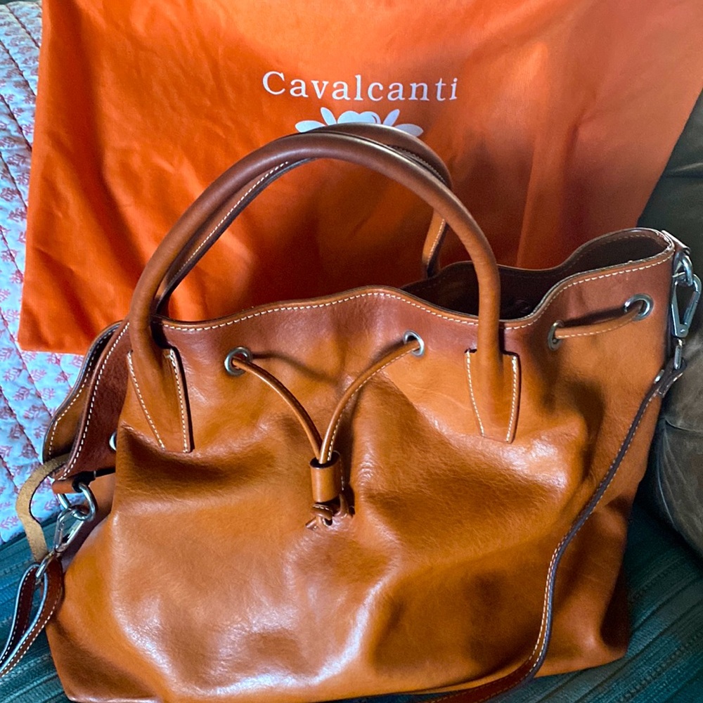 Cavalcanti Brown Leather Shoulder Bag